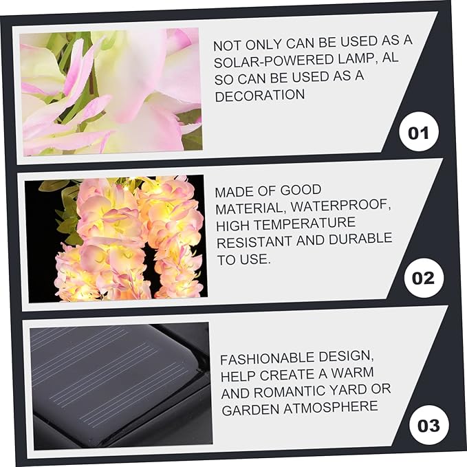 Flower Shape Solar Pathway Light Solar Garden Lights Led Yard Decorative Lamp