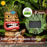 Solar Tiki Statue Outdoor Decor-Garden Guitar Tiki Statues-Tiki Bar Decorations for Outdoor Patio Yard Lawn Balcony | Lumora