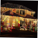 2 Sets LED Solar String Lights Outdoor Decorative Lighting for Garden Patio Xmas Tree Party Decor Weatherproof | Lumora