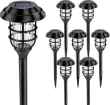 SOLPEX 8 Pack Solar Path Lights& 12 Pack Solar Ground Lights, Waterproof Garden Landscape Lighting for Yard Deck | Lumora