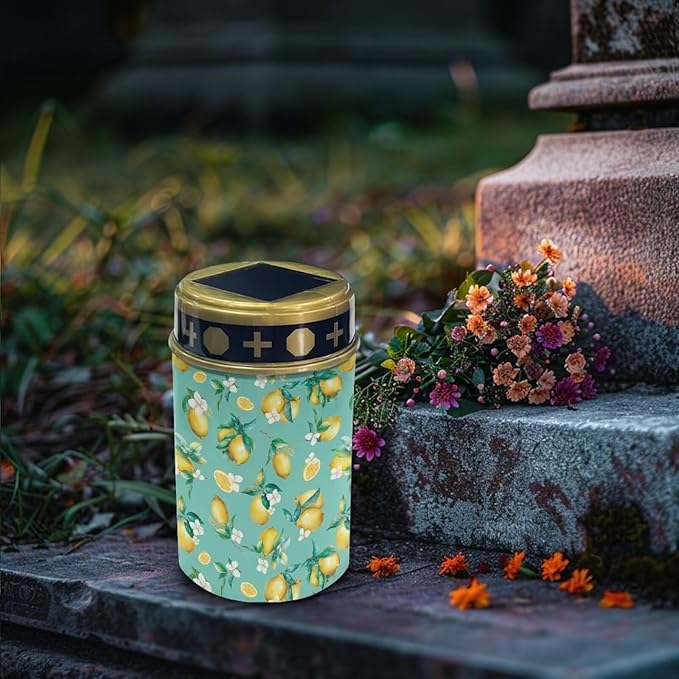 Lemons Solar Light Outdoor LED Solar Garden Light Night Light Book Light Guardian Cross Light Yard Garden Patio | Lumora