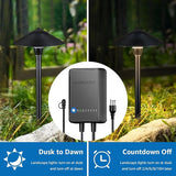SUNVIE All-in-One LED Pathway Lighting Kit, 8-Pack Low Voltage Landscape Lights with Transformer and 100FT 16/2 AWG | Lumora