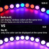 LED Deck Lights Kit, 30 Pack 1.77" Smart RGBW+IC Outdoor Lights | Low Voltage Recessed Deck & Step Lights | IP67 | Lumora