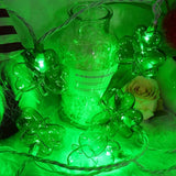 8.5FT Clear Green Shamrock Lights, St Patricks String Lights Outdoor Waterproof with 10 LED Light for rish Shamrock | Lumora