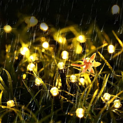 Solar String Lights Outdoor Lights LED Waterproof Star String Lights 8 Functions Holiday Decoration Lights Garden Lantern Outdoor Courtyard