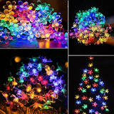 Christmas Flower Starry Fairy String Lights 33 Feet 100LED Blossom Decorative Light for Garden, Patio, Christmas | Lumora