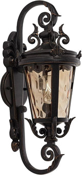 John Timberland Casa Marseille European Vintage Outdoor Wall Light Bronze French Vintage Sconce Fixture Decor for | Lumora