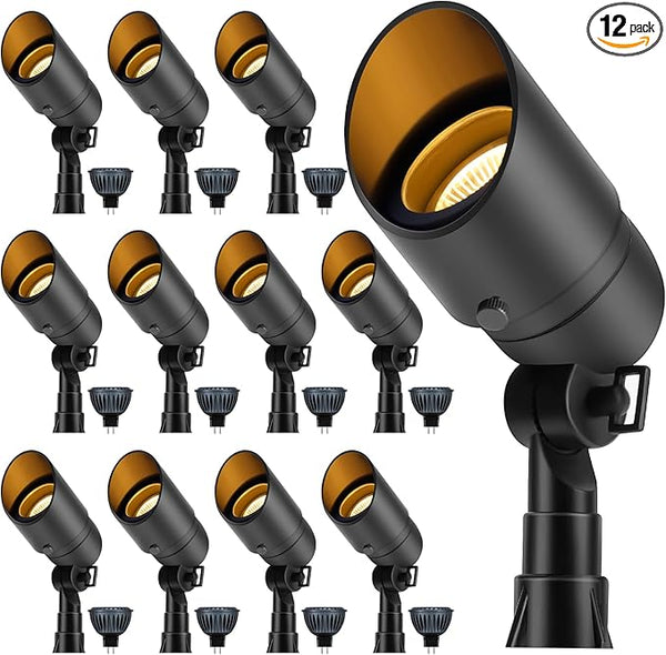 Gardencoin Low Voltage Landscape Spotlight, 12V LED Outdoor Landscape Lighting, Landscape Spot Lights Wired for | Lumora