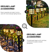 GANAZONO Ground Spike 5.51 Inch Landscape Lighting Accessories Durable Plastic Stakes for Outdoor Garden Solar | Lumora