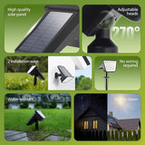 Philips 6 Packs Solar Spot Lights Outdoor Waterproof, 28 LED 3000K Solar Powered Landscape Pathway Lights, Dusk to | Lumora