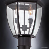 Urban Ambiance Luxury Colonial Outdoor Post Light, Large Size: 21" H x 11" W, with Tudor Style Elements, Versatile | Lumora