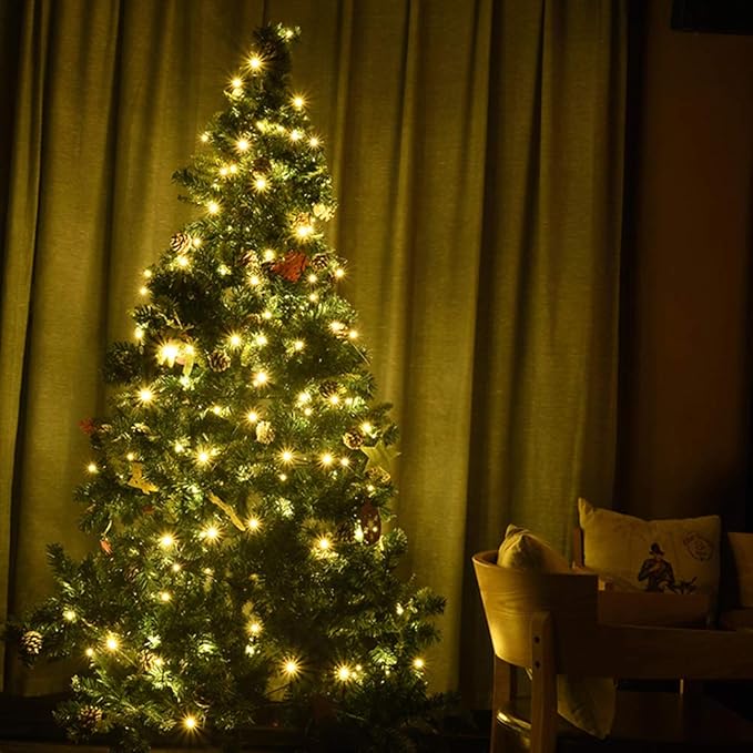 Christmas Lights with Timer Battery Operated String Lights 100 LED 8 Modes String Lights Clear Mini Light Set for | Lumora