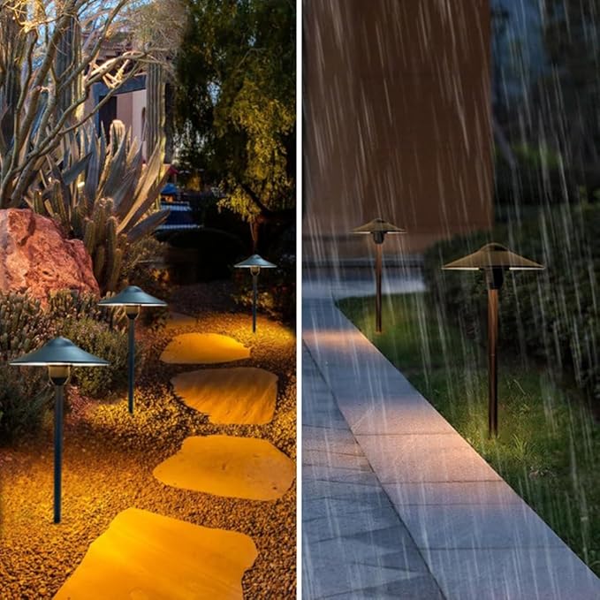 Low Voltage Path Lights Cast Aluminum Pathway Lights Driveway Light,Wire Connectors - Outdoor Lighting Accessory | Lumora