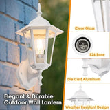 GRUENLICH Outdoor Wall Lantern, Wall Sconce as Porch Lighting Fixture with E26 Medium Base, Aluminum Housing Plus | Lumora