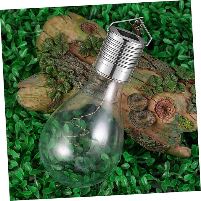 4pcs Solar LED Bulbs Copper Wire for Outdoor Hanging Lights Colorful Garden Decoration