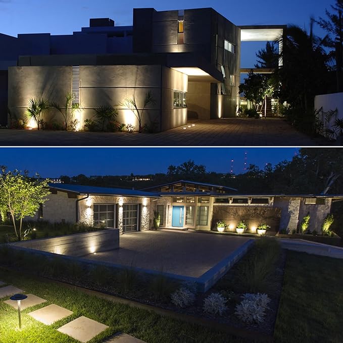 Low Voltage Landscape Light LED In-Ground Lighting with Connectors Well Lights Bright White Waterproof IP67 6W 12V | Lumora