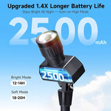 Outdoor Solar Spotlight, Adjustable Angle Landscape Spotlight Waterproof, 2500mAh All Night Separate Panel LED | Lumora