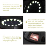 4pcs In-ground Solar Pathway Lights Outdoor Yard Walkway Lighting with 16 White LEDs and Rotatable Side Glow | Lumora