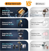 Gardenreet Spot Light Brass - Outdoor Landscape Spotlights 12V, LED Low Voltage Landscaping Uplights, All Weather | Lumora