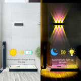 Solar Lights Outdoor Waterproof Dusk to Dawn Aluminum Sconce Sunset Up and Down for Wall, Yard, Garden, Fence | Lumora