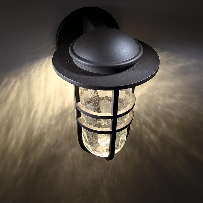 WAC Lighting dweLED, Steampunk 13in LED Indoor and Outdoor Wall Light 3000K in Bronze