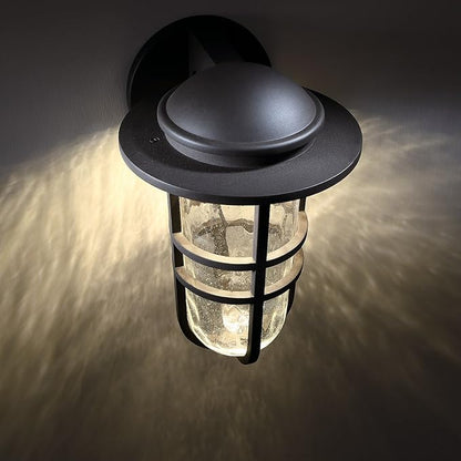 WAC Lighting dweLED, Steampunk 13in LED Indoor and Outdoor Wall Light 3000K in Bronze