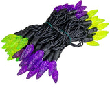 ‎‎‎Novelty Lights 24FT 70 LED C6 LED Halloween String Lights, Outdoor Christmas Tree Commercial Grade LED String | Lumora