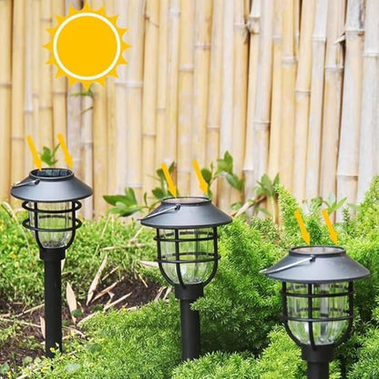 Etlegor Chinese Decor Lights, Solar Pathway Lights Waterproof Lawn Night Light for Outside/Lawn/Patio/Yard/Pathway/Walkway/Driveway Decoration ﻿ (Color : Warm Light, Size : 8PCS)