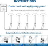 SUNVIE Low Voltage Pathway Lights Wired Path Light Outdoor 3W 12-24V 3000K Waterproof Aluminum LED Landscape Lights | Lumora