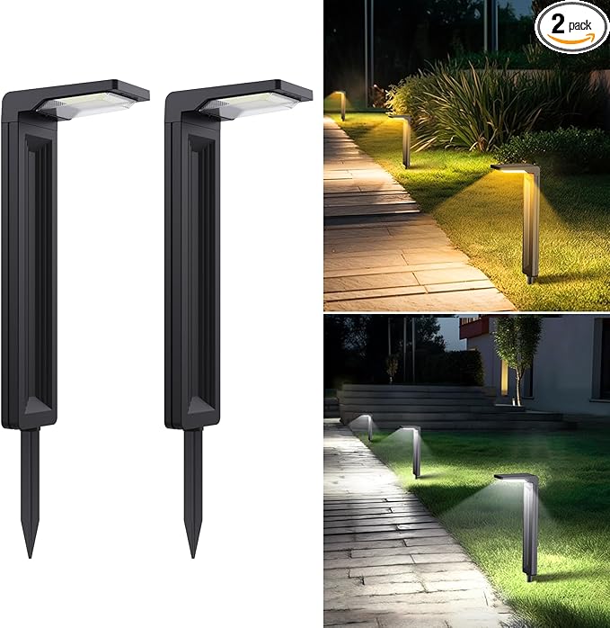 Sunvivo Solar Pathway Lights,2 Modes(Cool White or Warm White),Bright Solar Path Lights Outdoor Waterproof,Perfect | Lumora