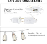 DAMAING Outdoor String Lights 200FT Waterproof,Patio String Lights for Outside with Shatterproof 104 Edison LED | Lumora