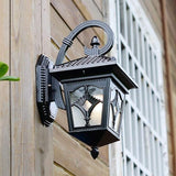 Outdoor Lamp Post Light Outdoor Glass Retro Traditional Edison Waterproof Wall Lamp Wall Fixture Vintage E27 Garden | Lumora