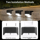 Fohil 16 Pack Solar Fence Lights Outdoor, Solar Step Lights LED Waterproof Patio Decor Solar Powered Deck Light for | Lumora