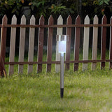 10 Pcs Outdoor Solar Pathway Lights,Stainless Steel LED Landscape Lighting,Outdoor Waterproof Solar Garden | Lumora