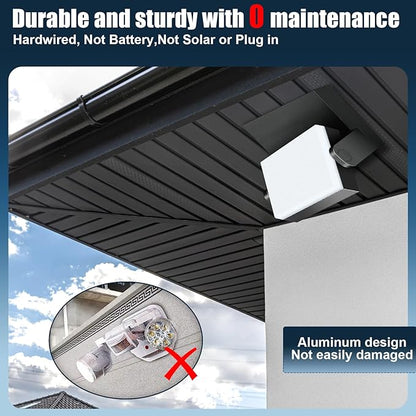 40W LED Outdoor Wall Light, 5000K Daylight Waterproof Floodlights, 360 ° Rotatable Wallpack Lighting Modern Security Commercial Exterior Wall Mount Fixture for Yard Hardwired Super Bright