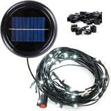 Yescom Solar String Light 40 LED Fit for 9 ft 8 Ribs Patio Offset Umbrella Outdoor Yard Party Wedding with Clips | Lumora