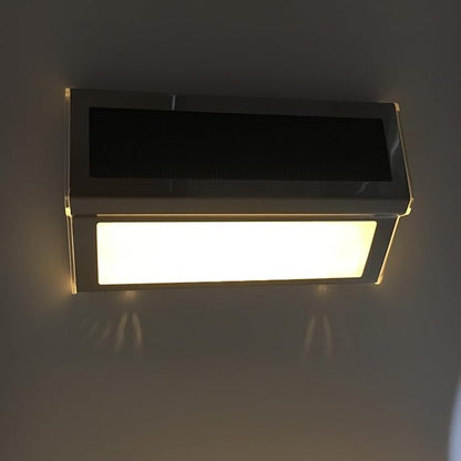 Generic Solar LED Lighting for Outdoor Stair Step Fence Wall Courtyard Lawn Path Cordless lamp