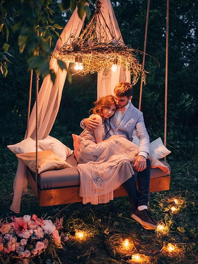 addlon 27FT Outdoor String Lights with 2200K Edison Vintage Shatterproof Bulbs and Commercial Grade Weatherproof | Lumora