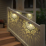Solar Fence Lights 6 Pack Solar Step Lights Outdoor Waterproof LED Solar Powered Wall Lights Outdoor Decorations | Lumora