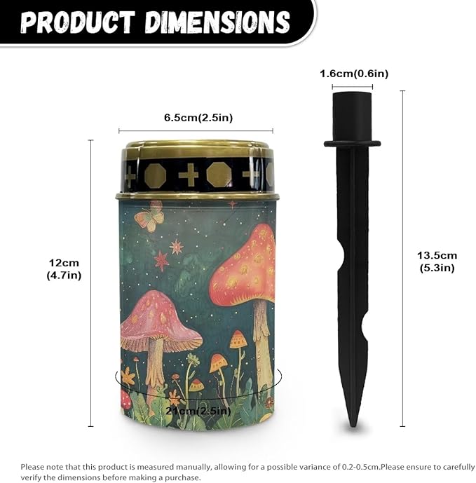 Solar Lights Outdoor Waterproof,Mushroom Solar Garden Lights, Solar Lights for Outside, Garden Decor for Yard, Patio, Landscape, Planter, Walkway