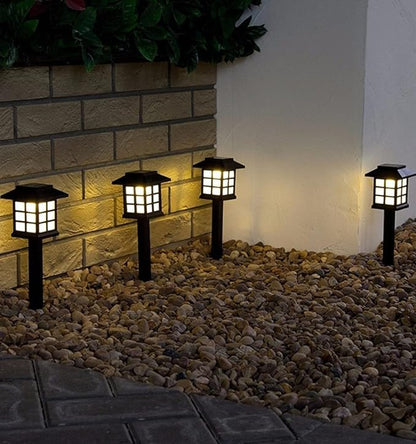 Outdoor Solar Pathway Lights Waterproof 2-Packs Outside LED Decorative Lights Landscape Lighting for Yard Patio Driveway Garden (Warm)
