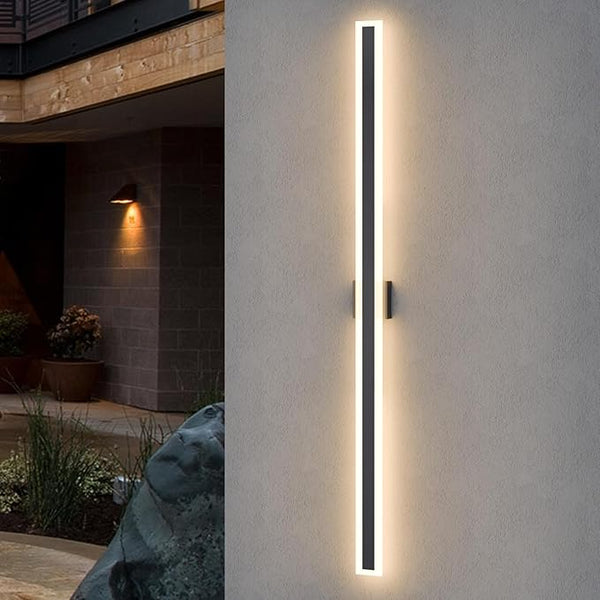 LamQee 63 Inch Long Outdoor Wall Lights Modern Exterior Lighting Fixtures for House, Waterproof 3000K 48W 2400LM | Lumora