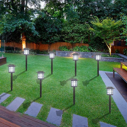 Solar Lights for Outside,8 Pack Flickering Flame LED Solar Outdoor Lights, Waterproof Solar Garden Lights Maintain 10 Hours of Lighting for Christmas, Garden, Landscape, Path, Yard, Patio