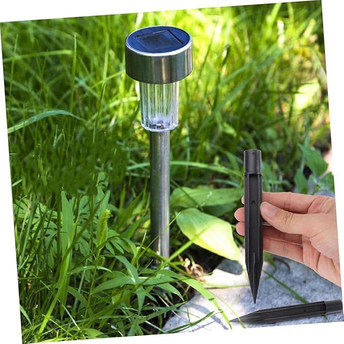 Lawn Light Accessories 15Pcs Solar Torch Light Extension Poles with Ground Stakes and Connector Kit for Outdoor | Lumora