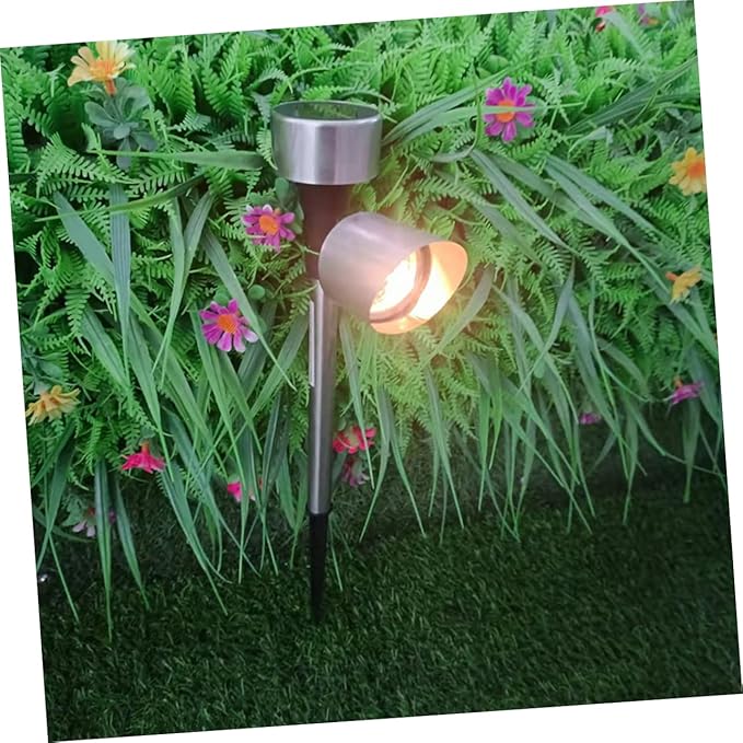 DOITOOL 2pcs Solar Pathway Lights Led Garden Stake Lights for Outdoor Use Energy-Saving Solar Powered Lawn Lighting for Walkways and Gardens