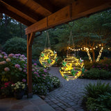 2 Pack Hummingbird Solar Lights Outdoor Hanging Lantern with Handle, Solar Powered Hummingbird Garden Decor for | Lumora