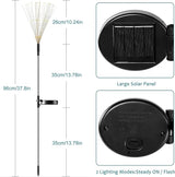 JJGoo Solar Firework Lights, 2 Pack 120 LEDs 2 Lighting Modes Solar Garden Lights Outdoor Waterproof for Yard Patio | Lumora