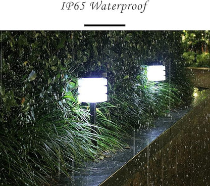 Solar Lights Outdoor 2 Pack Solar Pathway Lights Outdoor Waterproof LED Landscape Garden Lights Solar Garden Lights for Pathway Walkway Yard