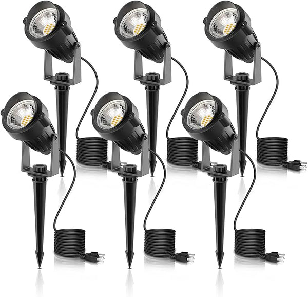 L LOHAS LED Outdoor Landscape Lighting, Auto On/Off 3000K Low Voltage Landscape Lighting, IP66 Waterproof Spot | Lumora