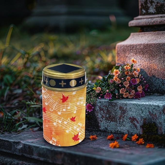 Autumn Leaves Solar Stake Lights Outdoor Garden Decoration for Party/Birthday,Outdoor Solar Pathway Lights Solar Lantern Landscape Lighting Garden Lights,Wall Light Auto On/Off
